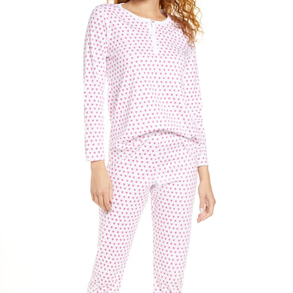 Roller Rabbit Hearts Pajamas XS